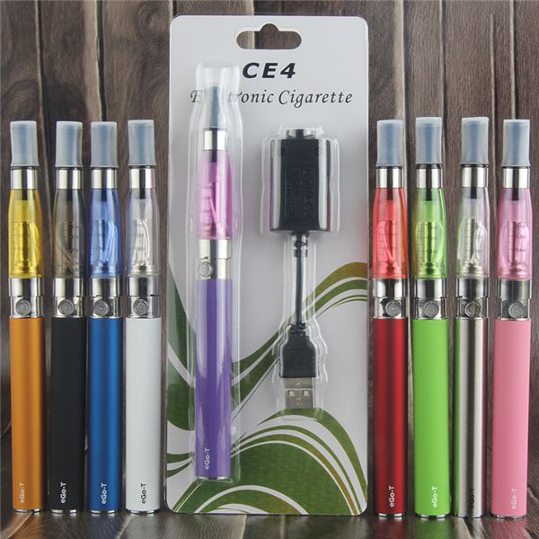 

vaporizer ego ce4 electronic vape pen starter kit pen cigarette usb 900 1100 mah oil ugo micro 650 510 battery 5pcs atomizer ego-t kits urlo