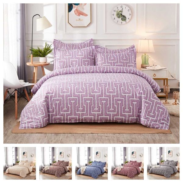 

fashion 2 or 3pcs bedding set luxury royal duvet cover sets with zipper closure 1 quilt cover + 1/2 pillowcases us/eu/au size