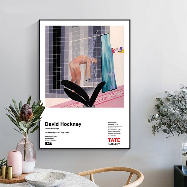 

modern david hockney print classic movie pictures home decor posters and prints living room home decor