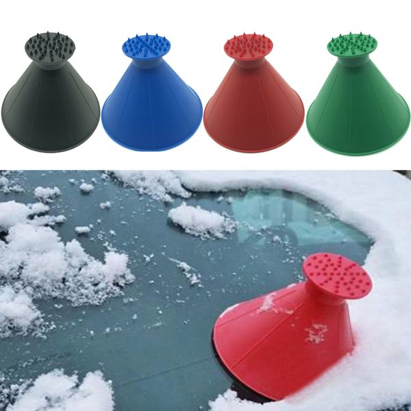 

magic window cleaner windshield car ice scraper shaped funnel snow remover deicer cone deicing tool scraping one round