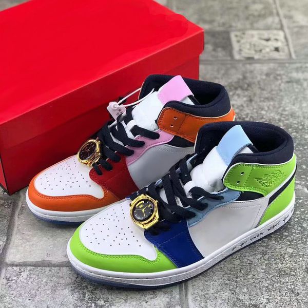 

2020 new melody ehsani wmns 1 mid 1s fearless what the men womens basketball shoes gold watch trainers clot facetasm unc chicago sneakers