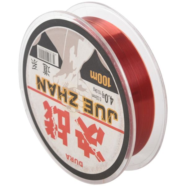 

100 m length 4.0 # 0.32 mm thread diameter 10.0kg 22 pounds fishing line spool