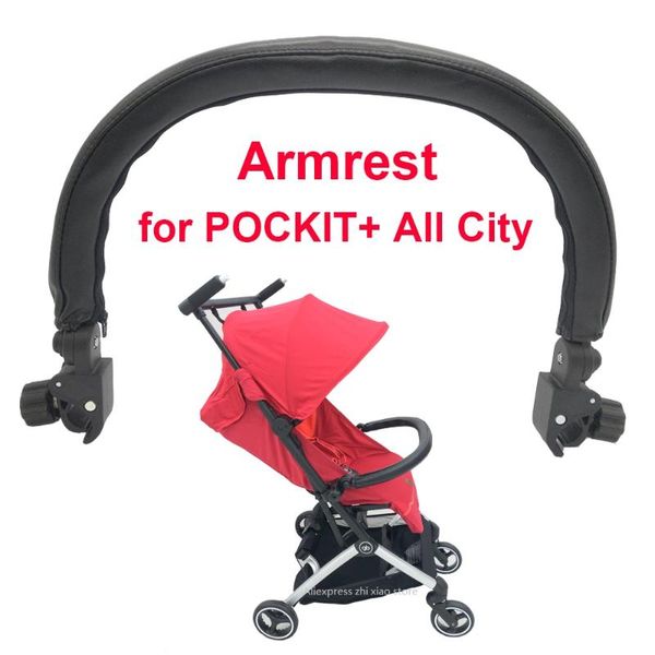 

индивидуальные pockit все городские детские коляски аксессуары регулируемый подлокотник pu кожаный бампер для гб качество pockit+ все города