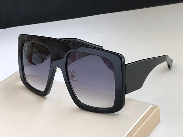 

new fashion designer women sunglasses catwaik large square frame goggles uv protection eyewear popular avant-garde style power 2, White;black