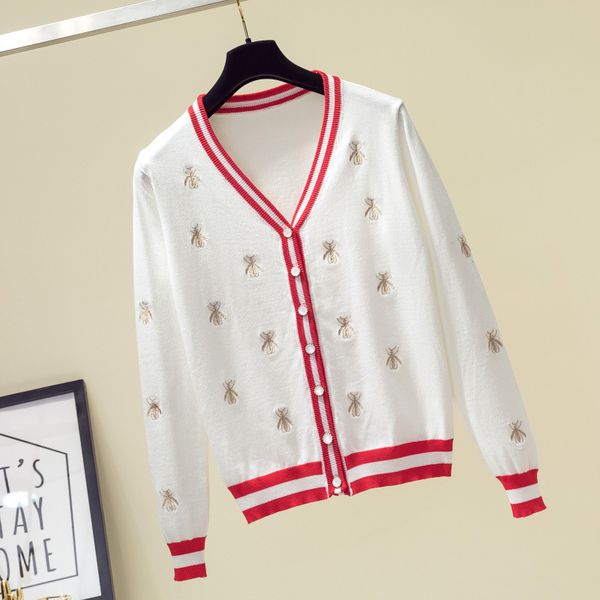 

new luxury women designer sweaters autumn brand same style sweater pullover black white long sleeve panelled fashion sweater luxury qian, White;black