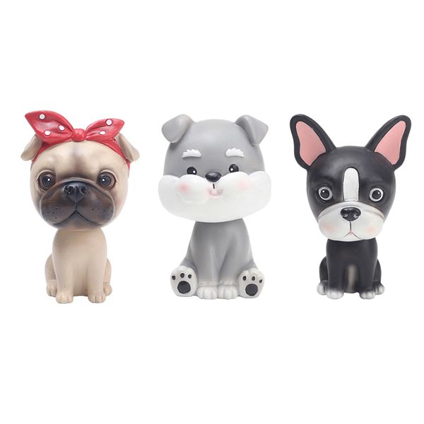 

3х собака декор животные, анимированные барботер качается игрушка в подарок ф/ спальня декор