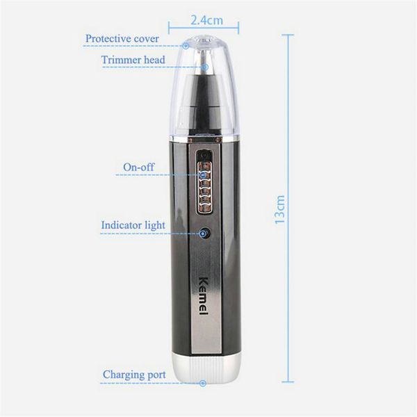 

men's 4 in 1 vrouwelijke neustrimmer women's trimming side angle eyebrows beards hair clipper shaver km-6630 qdqrn