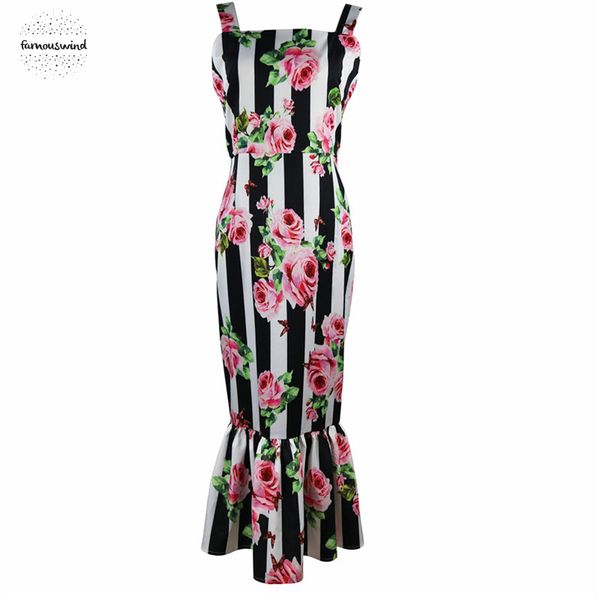 

pencil printed floral tube dress for women summer fashion ruffles 2019 lady slim twill tight bodycon night out tank dresses, Black;gray