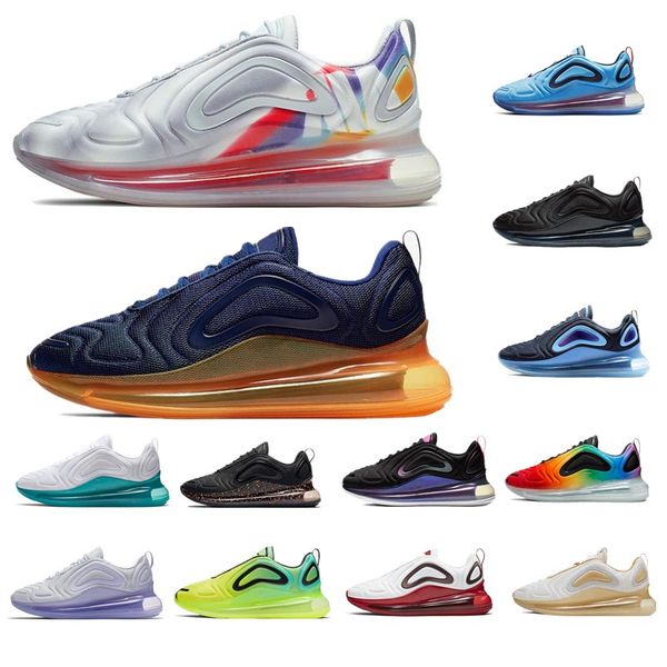 

2019 be true new shoes full cushioned men women neon triple black carbon grey sunset metallic silver chaussures running shoes eur size 36-45