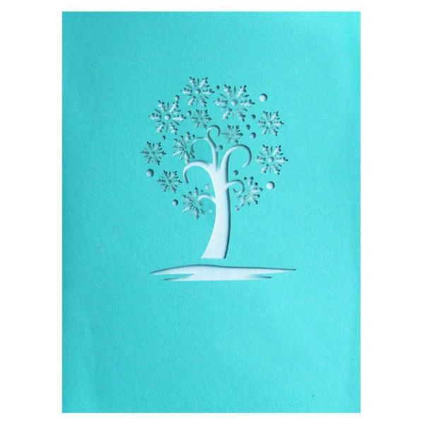 

3d snowflake up greeting cards happy birthday lover valentines anniversary