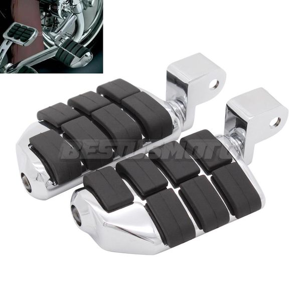

front & rear motorcycle foot pegs footrests for shadow vt 1100 vt1100 ace tourer aero floorboards footboards