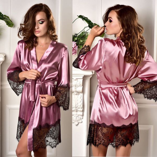 

women robes lace lingerie dress underwear babydoll sleepwear nightwear women robes summer, Black;red