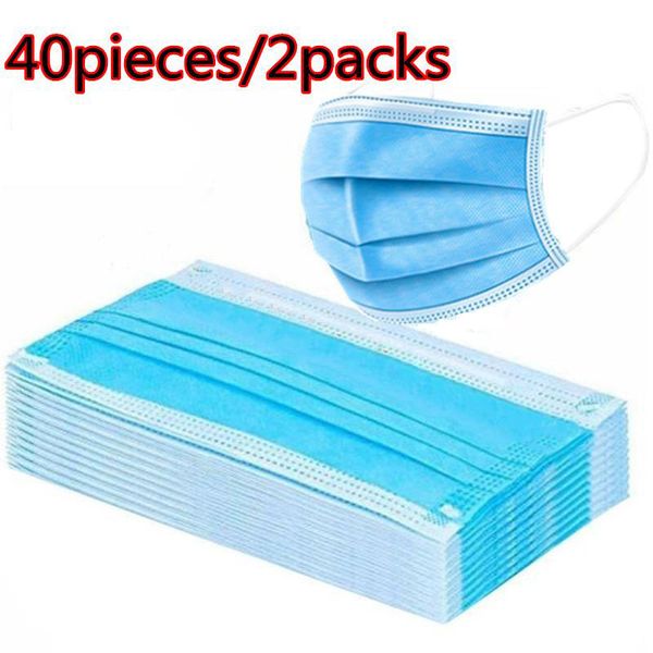 

в наличии! non сплетенный устранимый лицевой щиток гермошлема 3 слоев ушной анти-пыль лицо маски 20штук/пакеты рта маски бдх