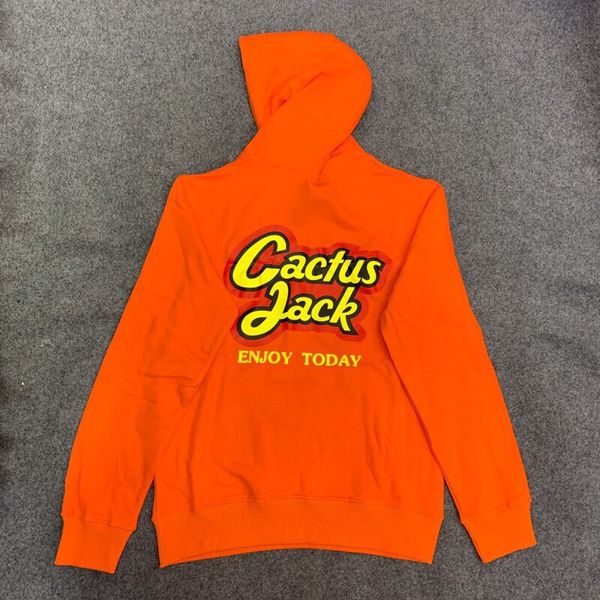 

travis scoastroworld world x reese's puffs enjoy today printed women men hoodies hoody hiphop men oversized hoodie pullover, Black