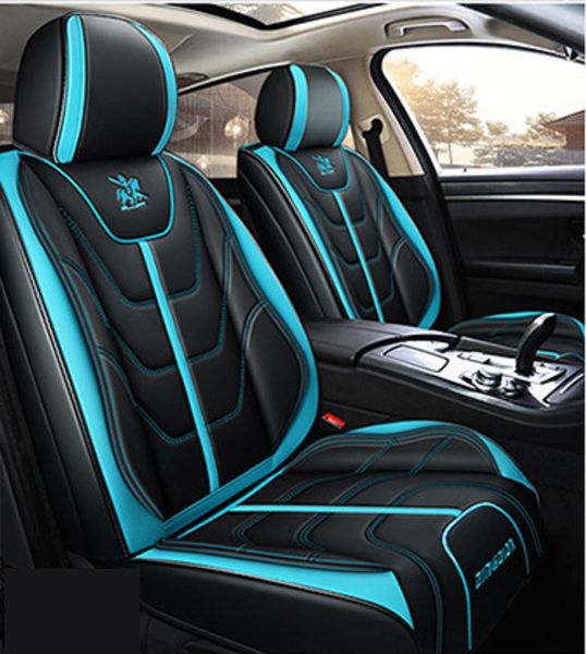 

Universal Fit Car Interior Accessories Seat Covers For Sedan PU Leather Adjuatable Five Seats Full Surround Design Seat Cover For SUV 9D365