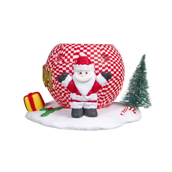 

christmas decorations for home ceramic tealight candle holder decorations crafts new year navidad 2020