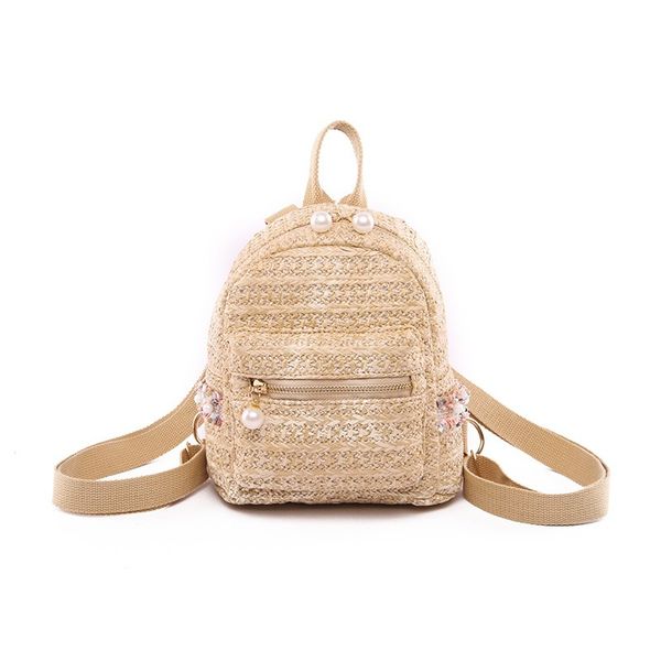 

small straw bucket handbag for women 2020 summer crossbody bags lady travel purses and handbags female shoulder messenger bag