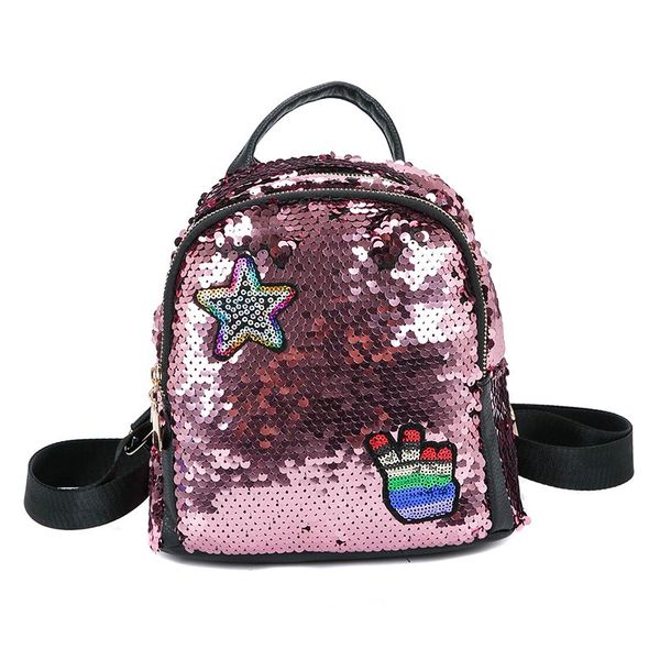 

women backpack school bags for girls small backpacks female travel backpack sequins school backpacks