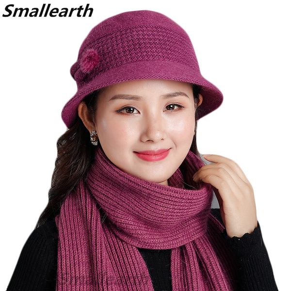 

2019 new winter women fur hat scarf sets knitted wool warm hats scarf female thick windproof balaclava cap scarves set, Blue;gray