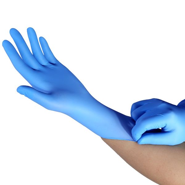 

100pcs/lot household disposable gloves kitchen cleaning gloves universal disposable waterproof nitrile rubber dishwashing tool