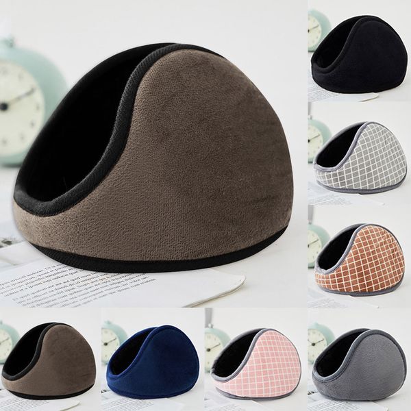 

winter keep warm rear wear plush earmuffs warmers comfort earmuffs l50c, Blue;gray