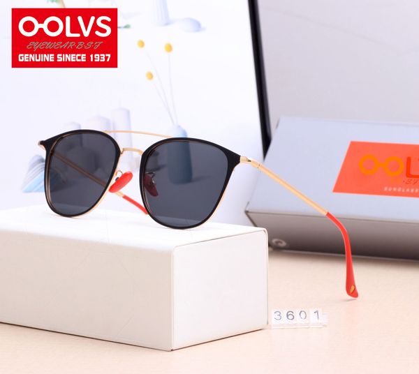 

style (7) oolvs raysf polarized sunglasses or3601 metal double bridge frame dropship agent reseller wholesale ing, White;black
