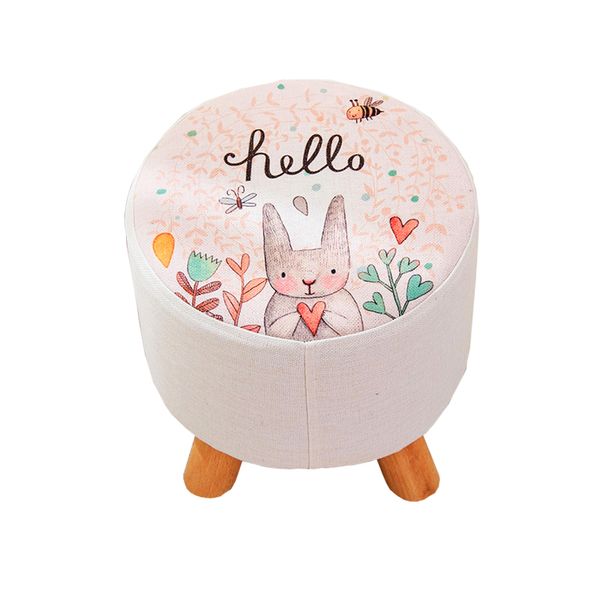 

creative fashion cartoon small bench home stool door change shoe bench children stool living room coffee table small