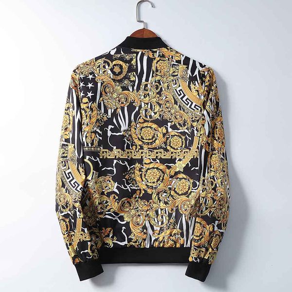 

mens designer jacket ver luxury trendy fashion hip hop jacket custom medusa print motorcycle jackets outdoor custom zip jackets, Black;brown