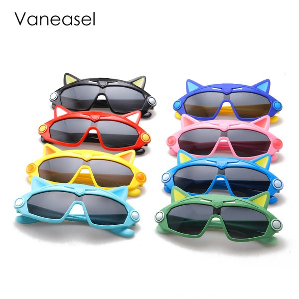 

2020 silicone children's silicone sun fashion cartoon sunglasses polarized sun glasses for boys and girls 22033, Blue