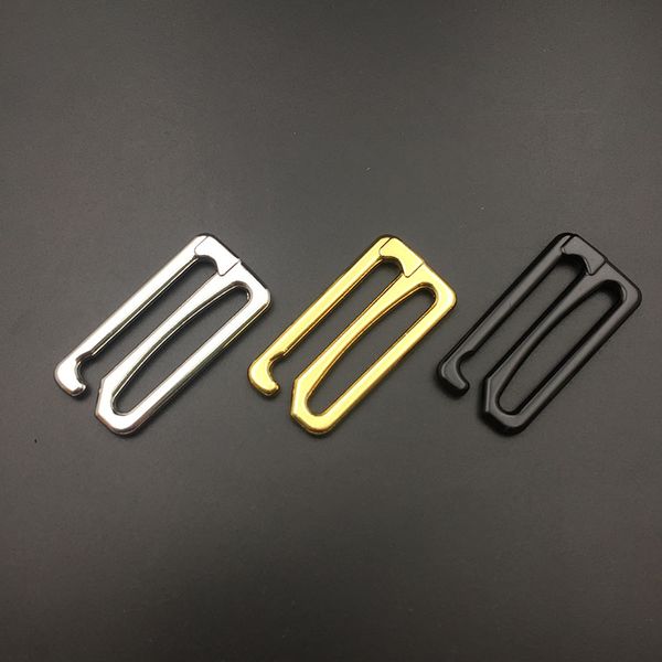 

100 pcs / lot zinc alloy hook 25mm garment accessory bra hooks, Black