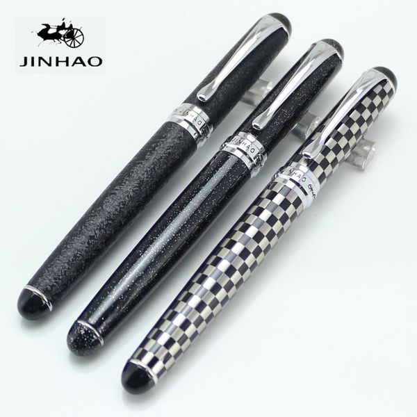 

jinhao 750 broad nib 0.7mm fountain pen black chessboard puple white pink grey 15 color stationery school&office writing pen