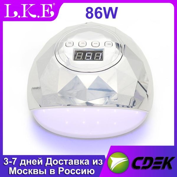 

nail dryers lke 86w dryer for drying all gel polish uv led lamp with lcd display 39 pcs leds quick dry nails manicure