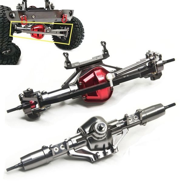 

cnc алюминиевый передний задний рок-мост для 1/10 осевая scx10 д90 автомобиля хонте