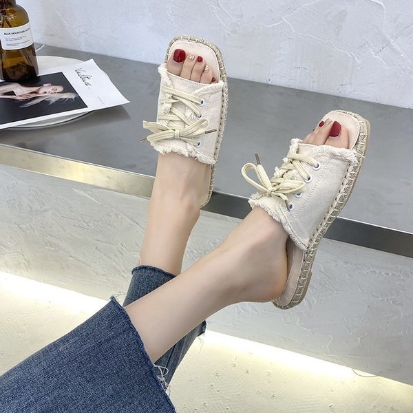 

slippers casual shoes woman 2020 low shale female beach slipers women sabot summer flat new soft rubber basic cotton, Black