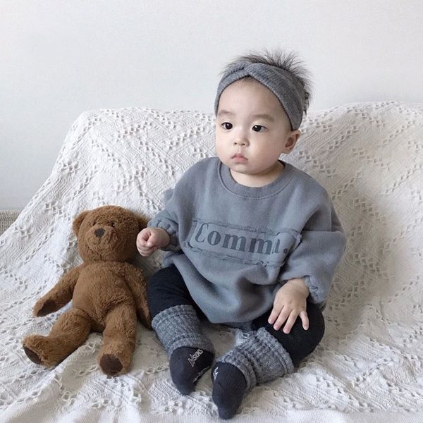 

baby bodysuits thick lining toddler boys clothes long sleeve baby bodysuit, Blue