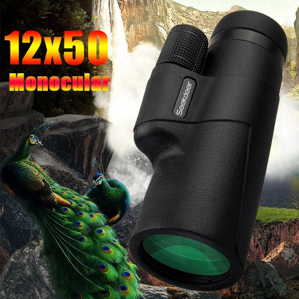 

hunting monocular 12x50 nitrogen filled waterproof powerful monocular zoom great handheld telescope