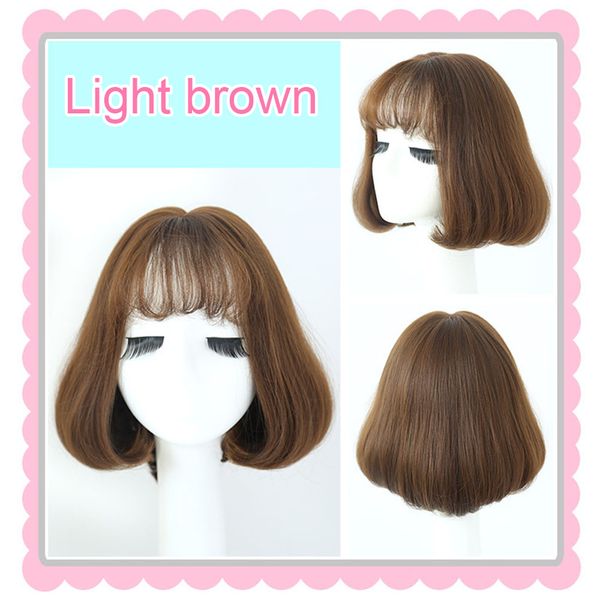 2019 Women Synthetic Short Wavy Bob Wigs High Temperature