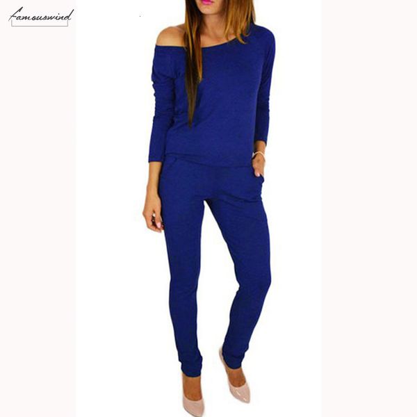 

jumpsuit off shoulder slash neck long sleeve women jumpsuit elegant slim pants women for women, Black;white