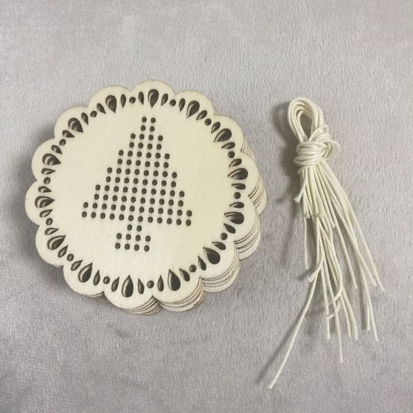 

10pcs natural wooden hanging christmas pendant drop ornaments xmas navidad decor 2020 new year christmas tree decoration