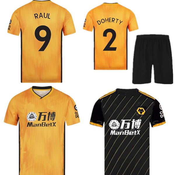 

2019 2020 wolve neve raul home occer jer ey men kid kit 19 20 wolverhampton wanderer football hirt doherty diogo j maillot de foot