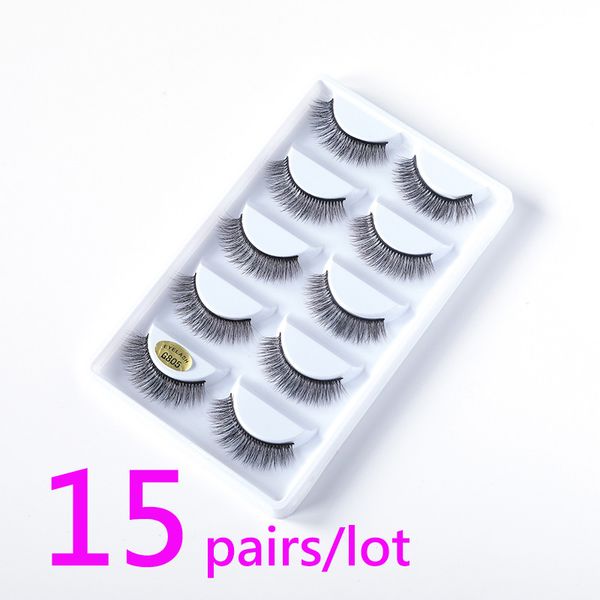 

3d mink false eye lashes beauty fake eyelashes hand-made natural long cross false lashes for makeup