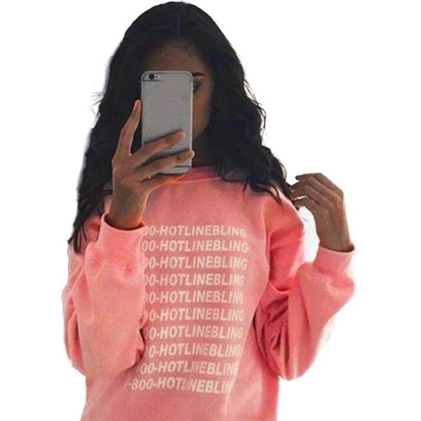 

womens designer season letter printed long sleeve sweater round neck casual fleece shirt womenkvyg, Black;brown