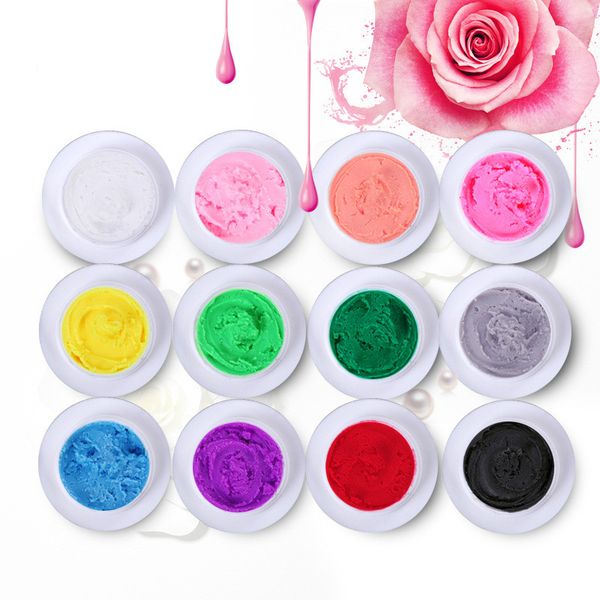 

nail резные клей для ногтей клей 3d stereo пластиковые fingertips стиль фототерапии 12 color set одна бутылка