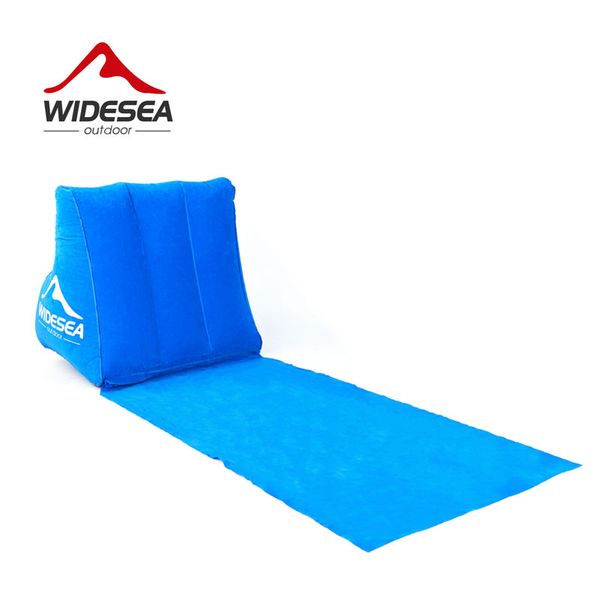

widesea beach mat camping mattress beach lounger cushion with inflatable pillow foldable chair camping travel air bed