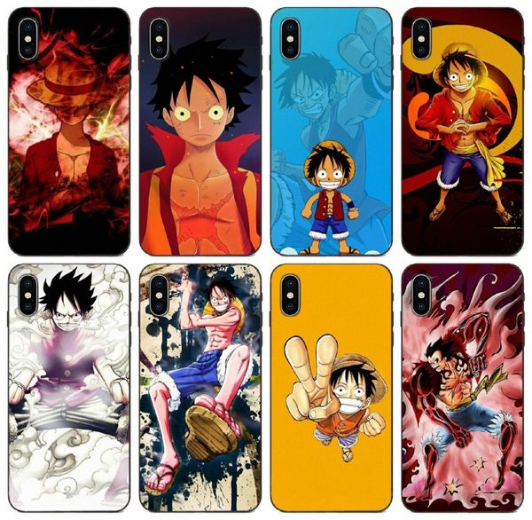 

tongtrade] painted japanese anime collage one piece luffy case for iphone x xr xs 11 pro max 8 7 6 5 plus huawei g9 p9 sony xperia e5 case