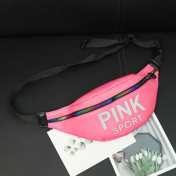 

new pink outdoor running waist bag waterproof mobile phone holder jogging belt belly bag gym fitness lady sport accessories