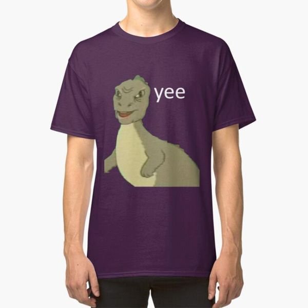 

yee [динозавр maym: ^)] (версия 1 качество видео white text) t - shirt meme интернет динозавр 4chan yee лель теги, White;black