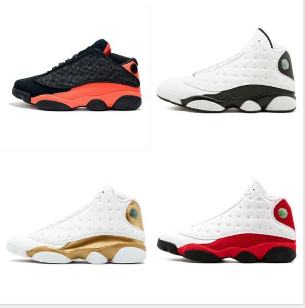

new 13s mens basketball shoes bred black nakeskin jordan retro brown white outdoor sports shoes for men sneakers