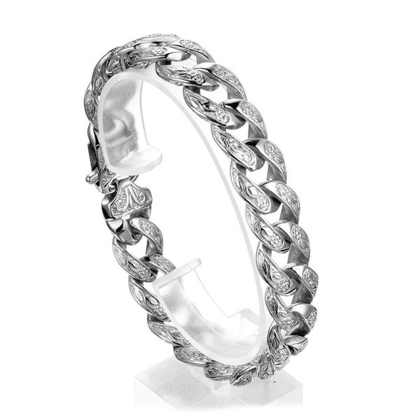 

couple bracelet bohemian style charm bracelet gift gold silver high polished stainless steel metal length customization 15mm, Black