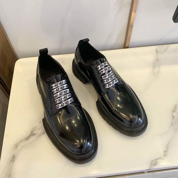 

2019 platform new designer sandals men sport casual shoes black/brown genuine leather flat bottom ing
